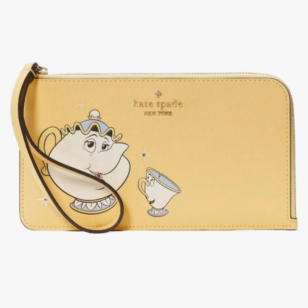 Kate Spade NY Beauty and the Beast L-Zip Wristlet - Daybreak